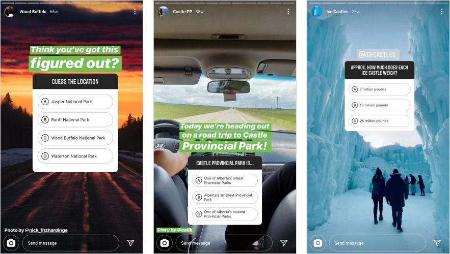 Polls and quizes in Instagram stories