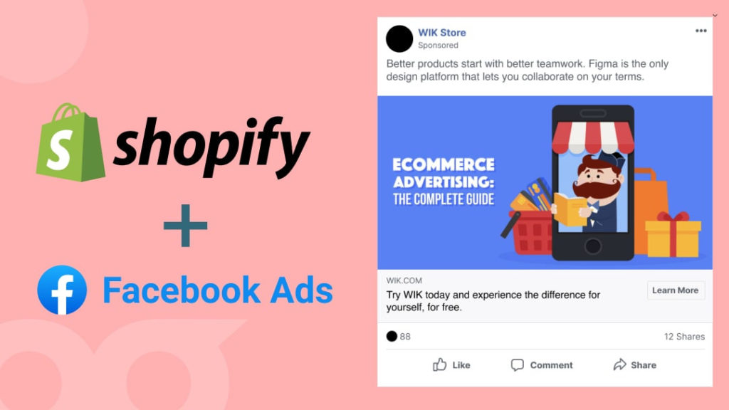 Facebook ads for Shopify products
