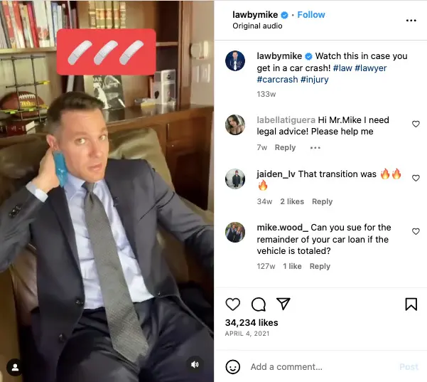 Mike Mandell Instagram post