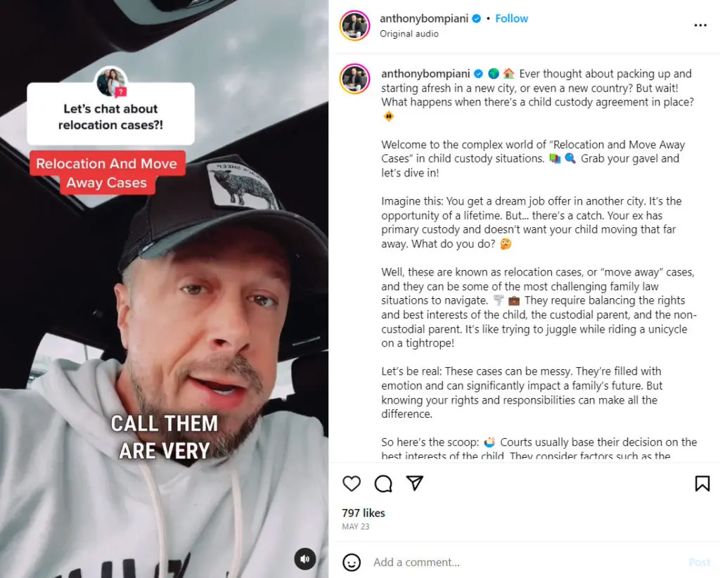 Instagram reel ideer til advokatfirmaer: Juridisk rådgivning