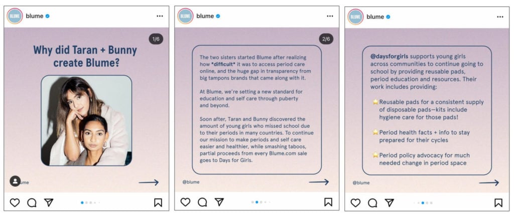 Instagram carousels to hook your audience