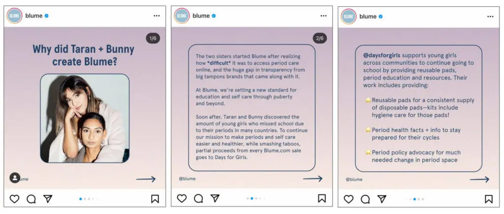 Instagram carousels to hook your audience