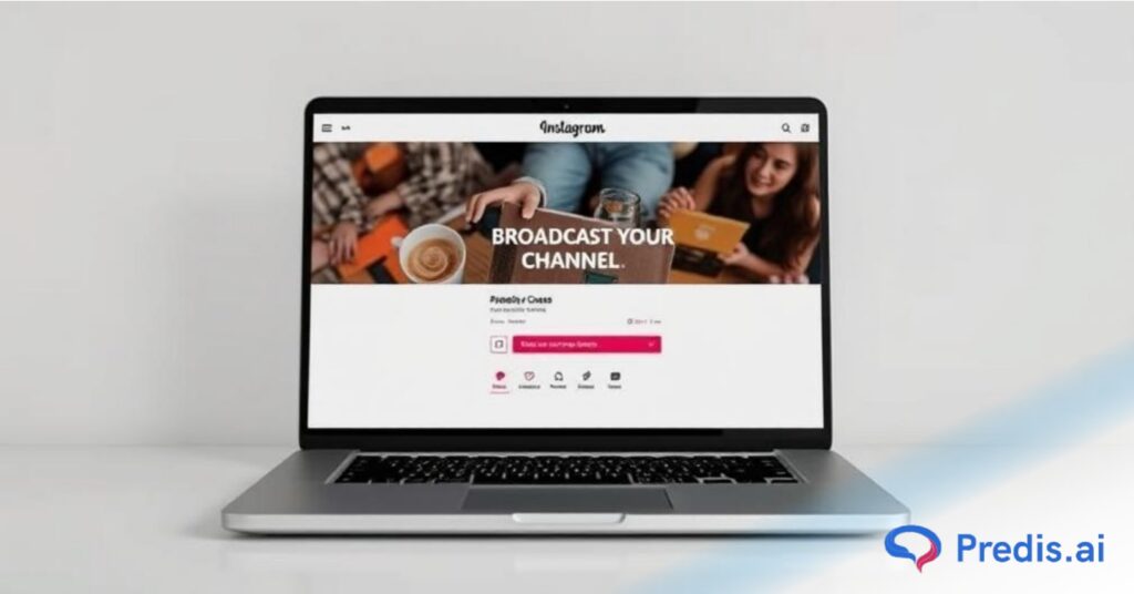 How to broadcast channel on Instagram