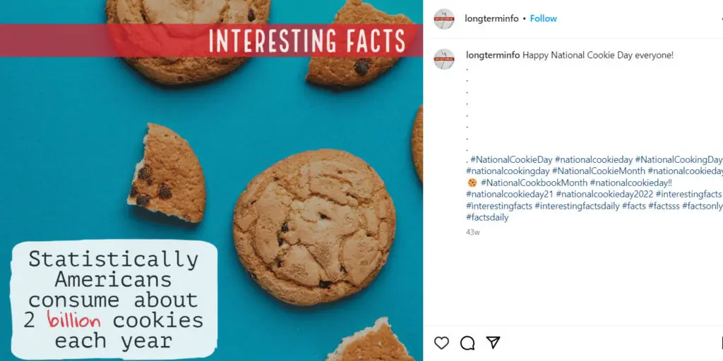 Content Ideas for October National Cookie Month