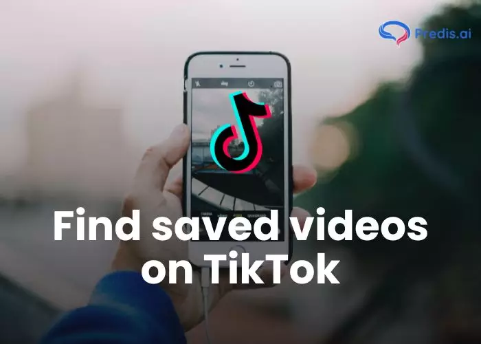 Find saved videos on TikTok