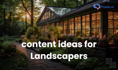 content ideas for Landscapers