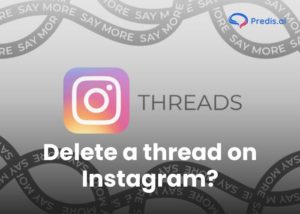 delete a thread on Instagram