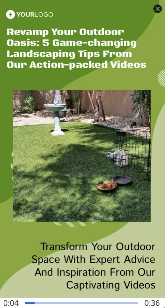 A backyard