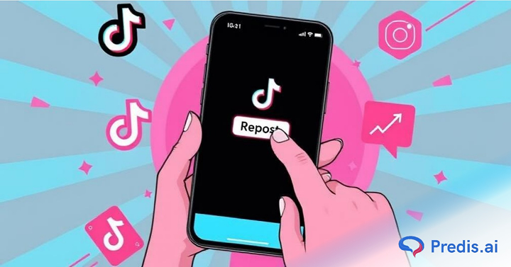 Enable repost on TikTok