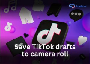Speichern Sie Tiktok-Entwürfe in der Kamerarolle