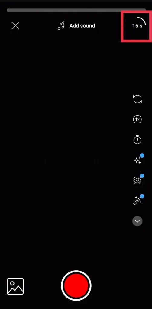 Set the duration of youtube shorts