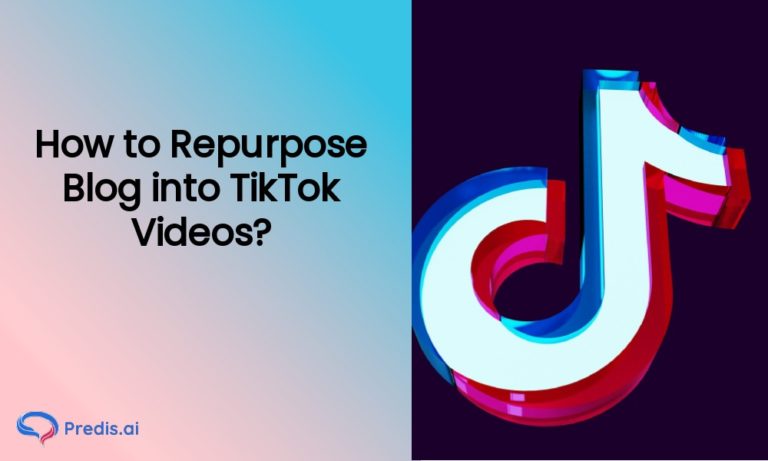 How to repurpose blog into TikTok videos?