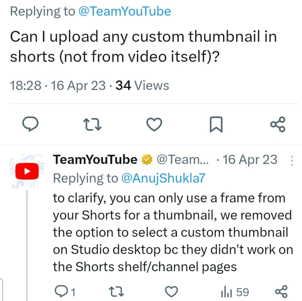 How To Add a Thumbnail to  Shorts