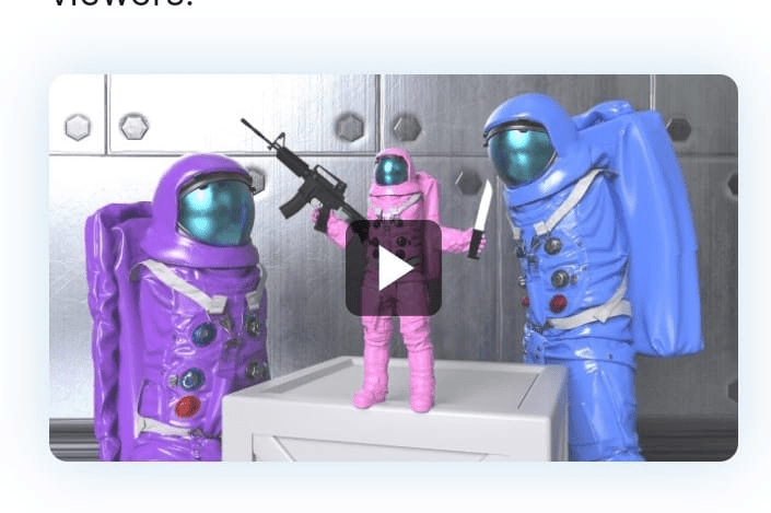 An animated video on YouTube