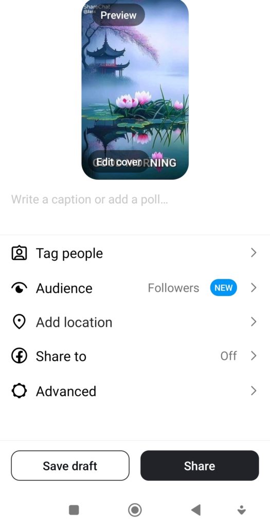 Two buttons on Instagram app interface: 'Tag People' and 'Save'.