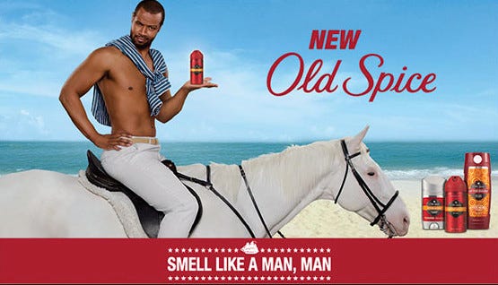 Old Spice's The Man Your Man Could Smell Like Ad Campaign
