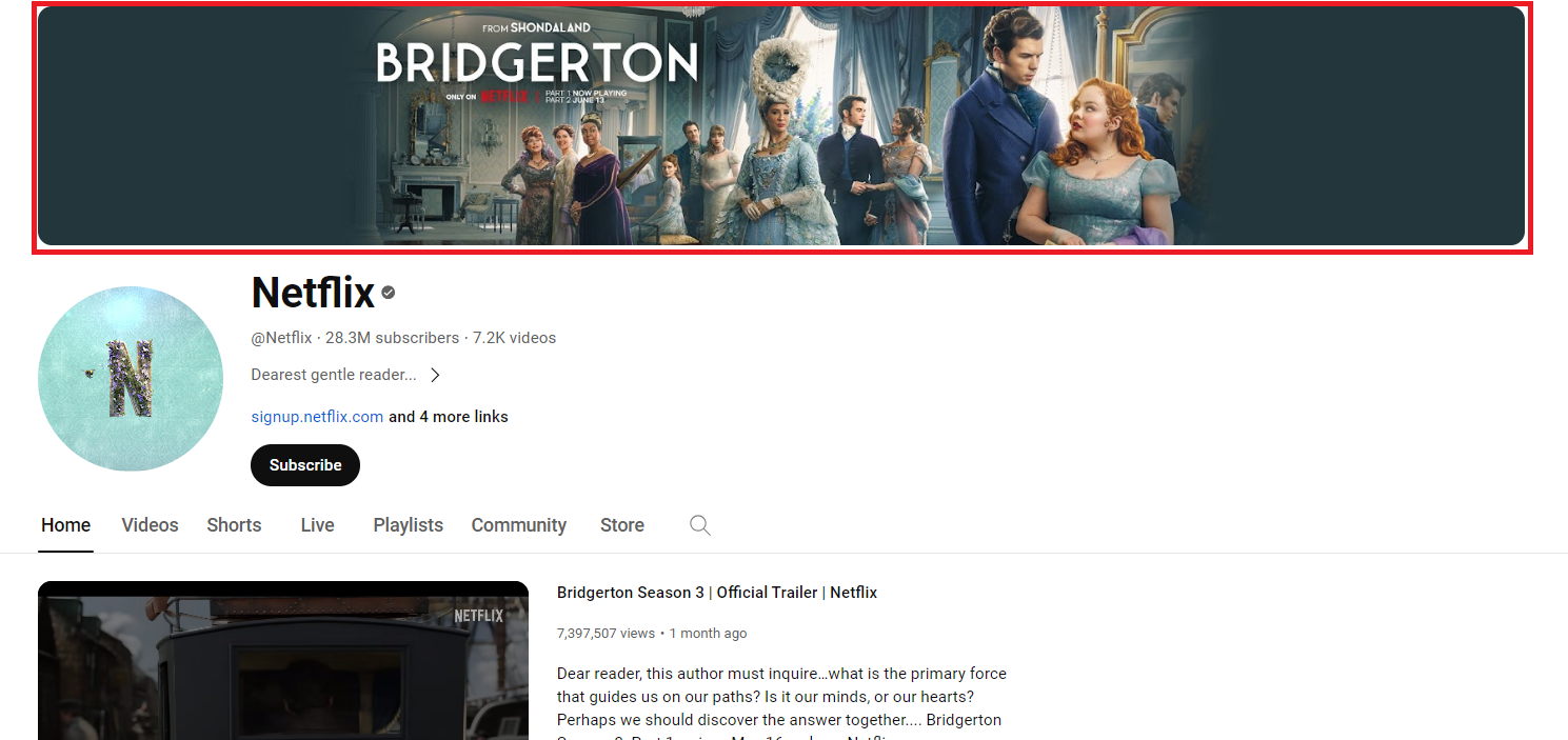 Netflix YouTube Banner
