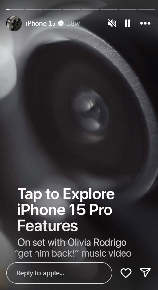 iPhone 15 Pro ad