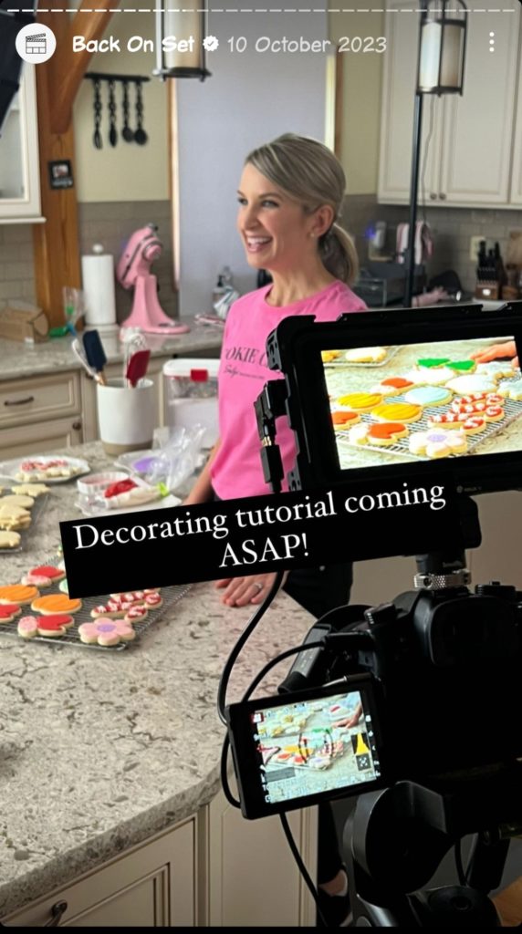 sallysbakeblog's Behind-the-Scenes Instagram Story