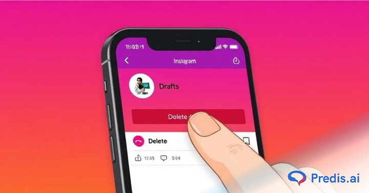 How to delete a draft on Instagram