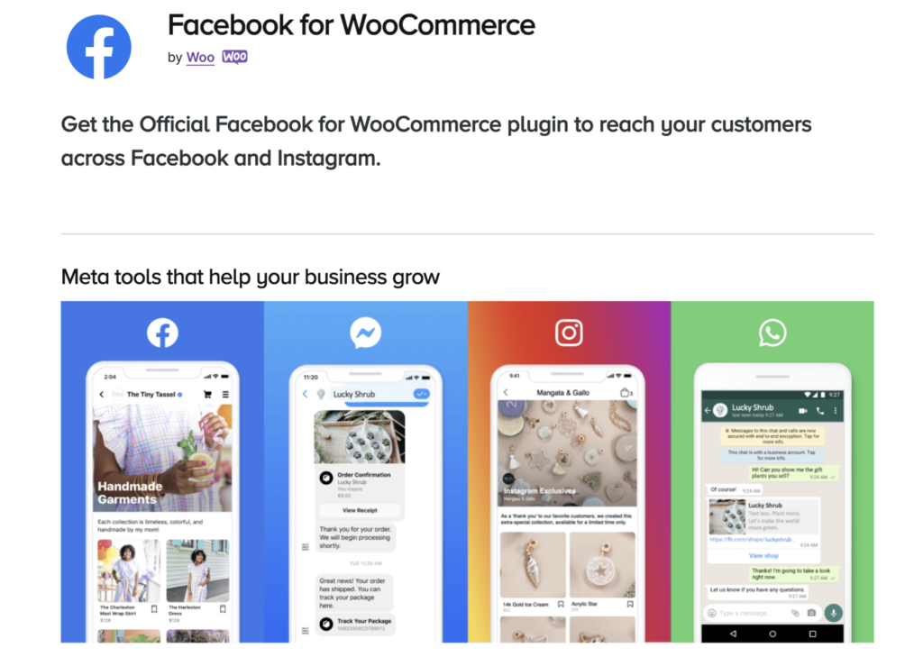 facebook for woocommerce