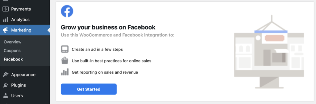 Facebook marketing on WooCommerce