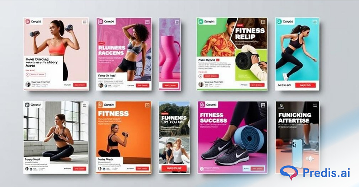 Best fitness ad example and templates for facebook ads