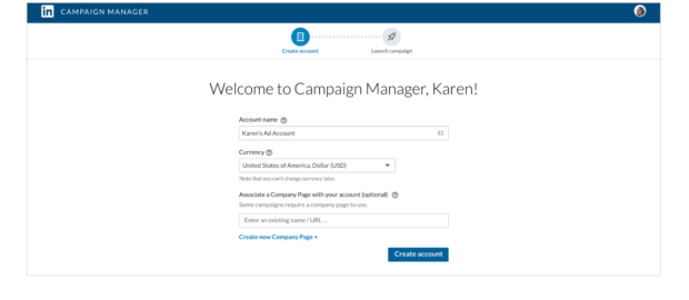 LinkedIn Campaign Manager