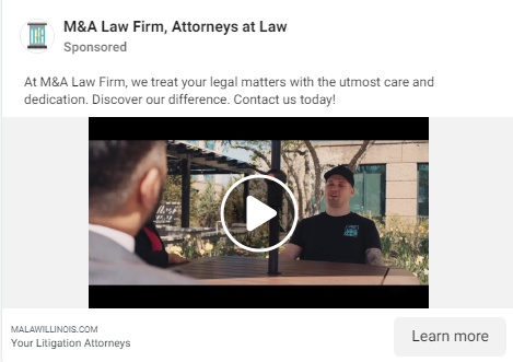 M&A Law Firm FB Ad