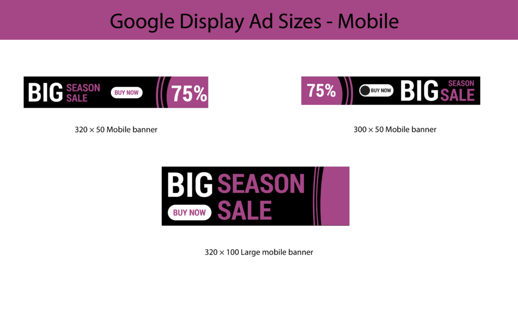 Mobile ad size