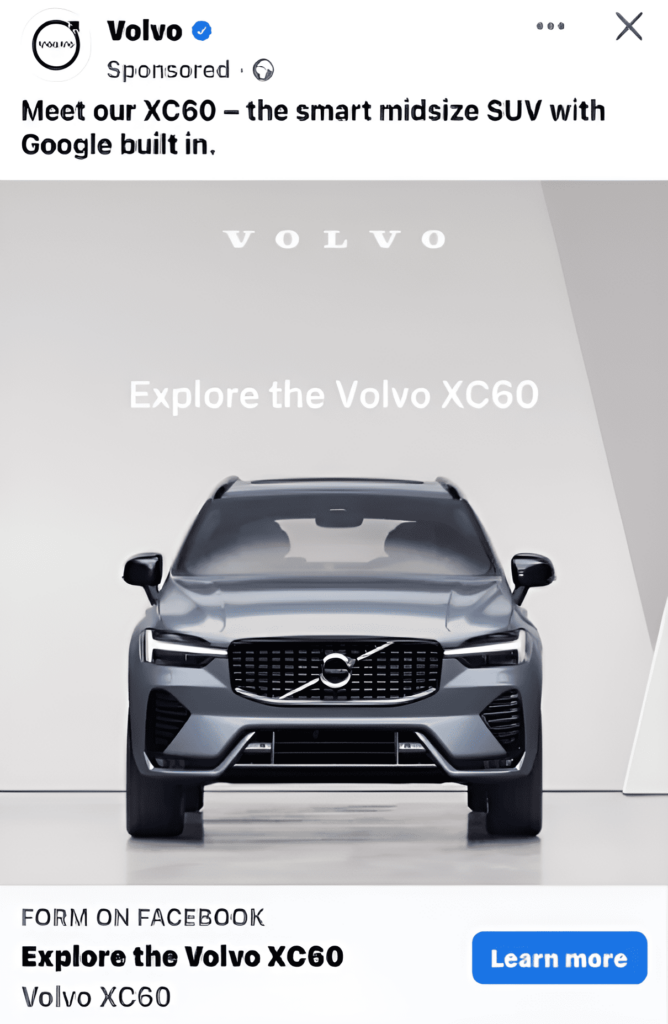 Volvo ad screenshot