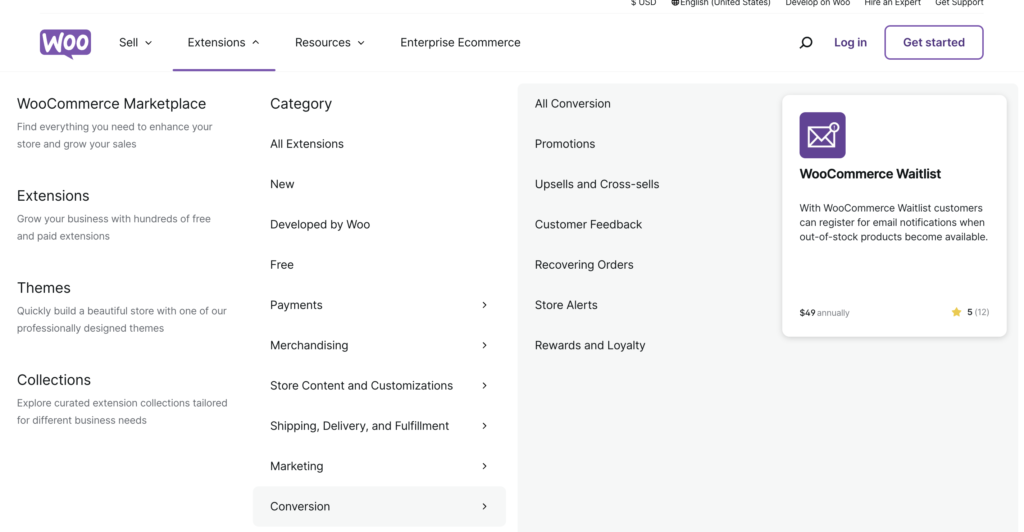 Take advantage of woocommerce features