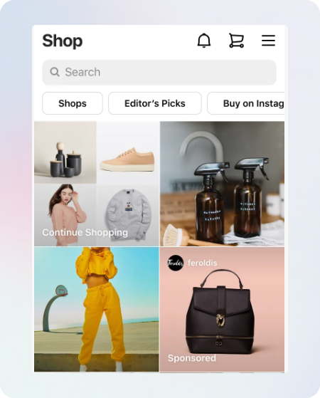 Instagram shopping ad