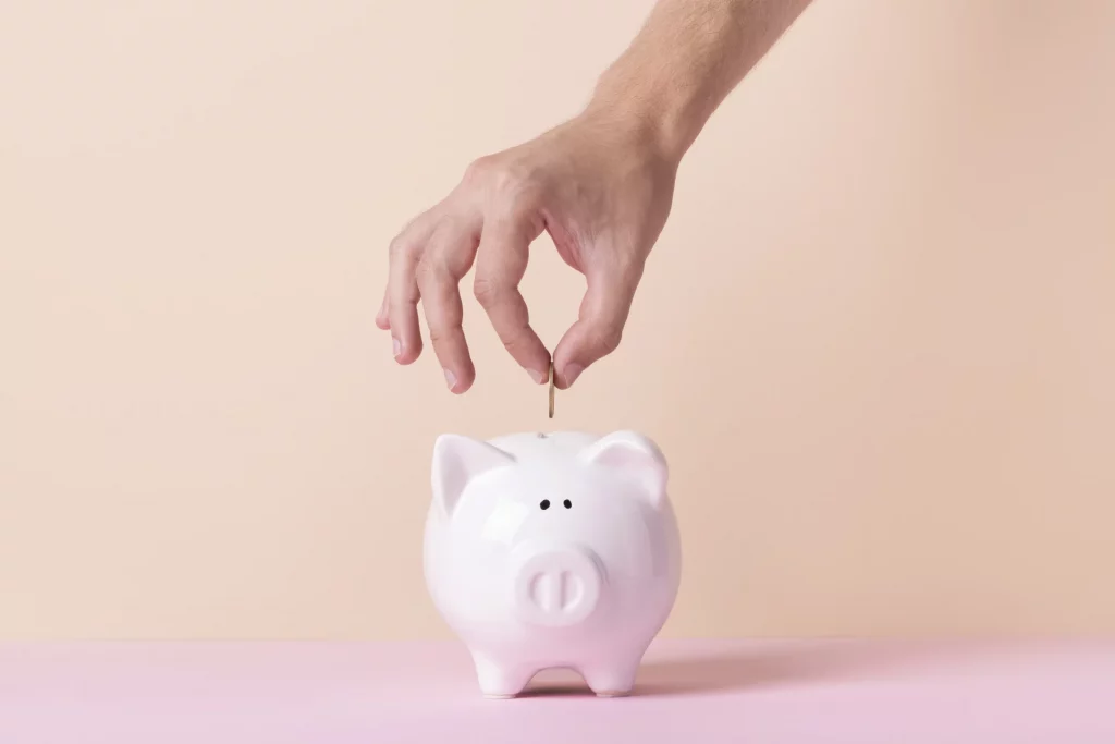 A representative image showing the importance of saving money