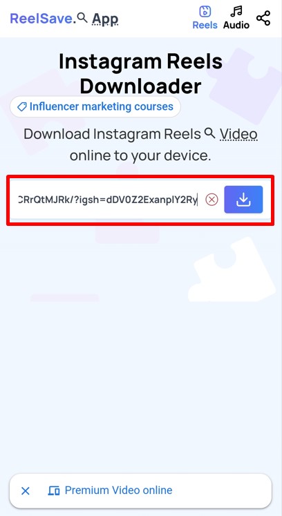 ReelSave free online reel downloader