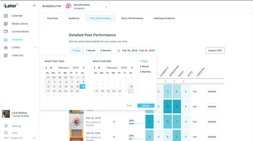 Later scheduling tool