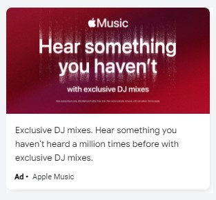 Apple Music Ad Copy