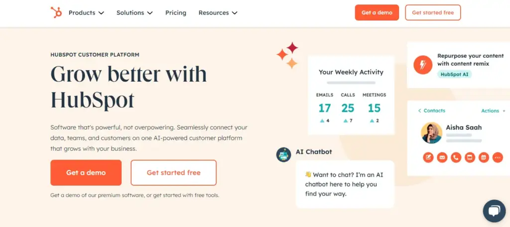 e-commerce CRO tool - Hubspot