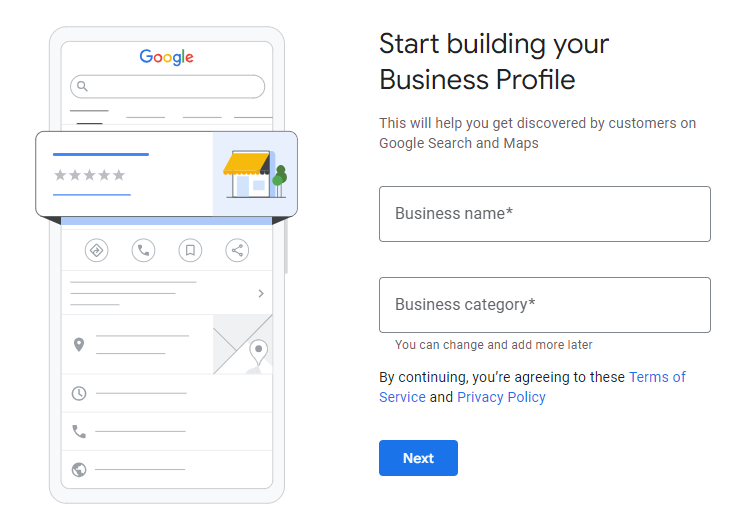 Google business profile for shopify seo