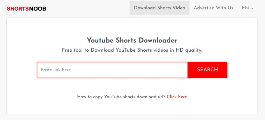 ShortsNoob - YouTube Shorts Downloader