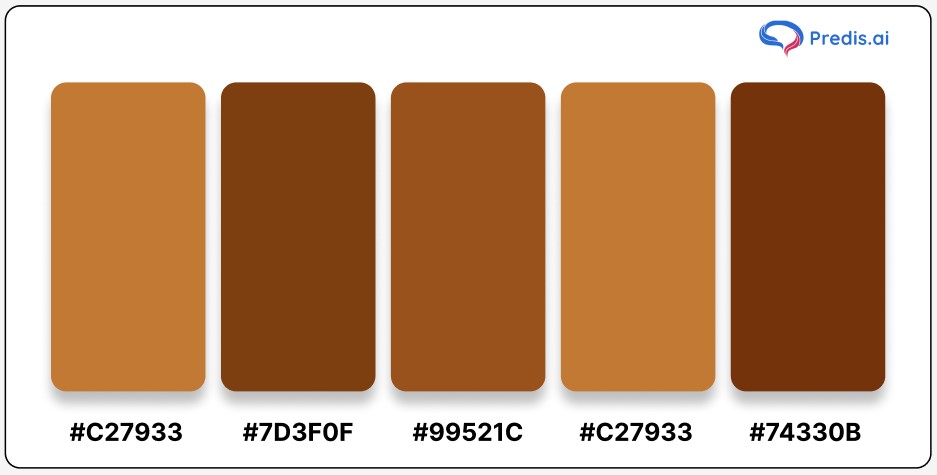 Copper Color Palette