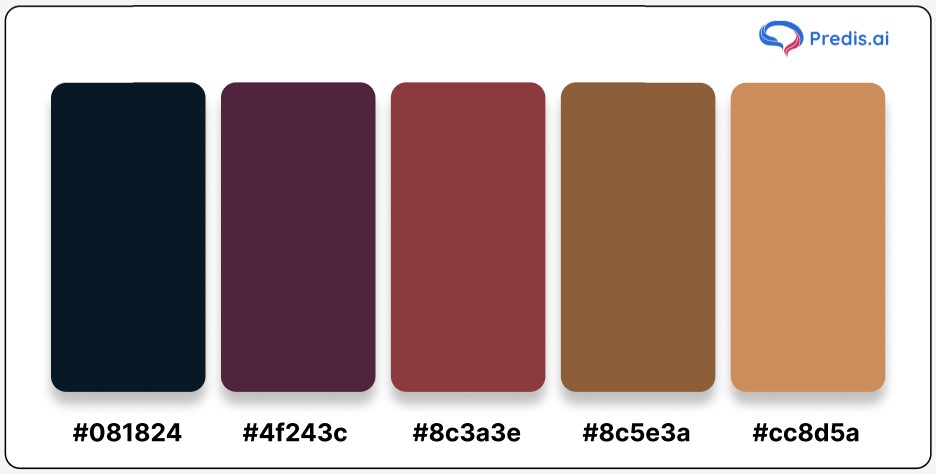 Grape-Brown Color Palette