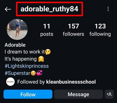 Example of Instagram Username Ideas For Girls