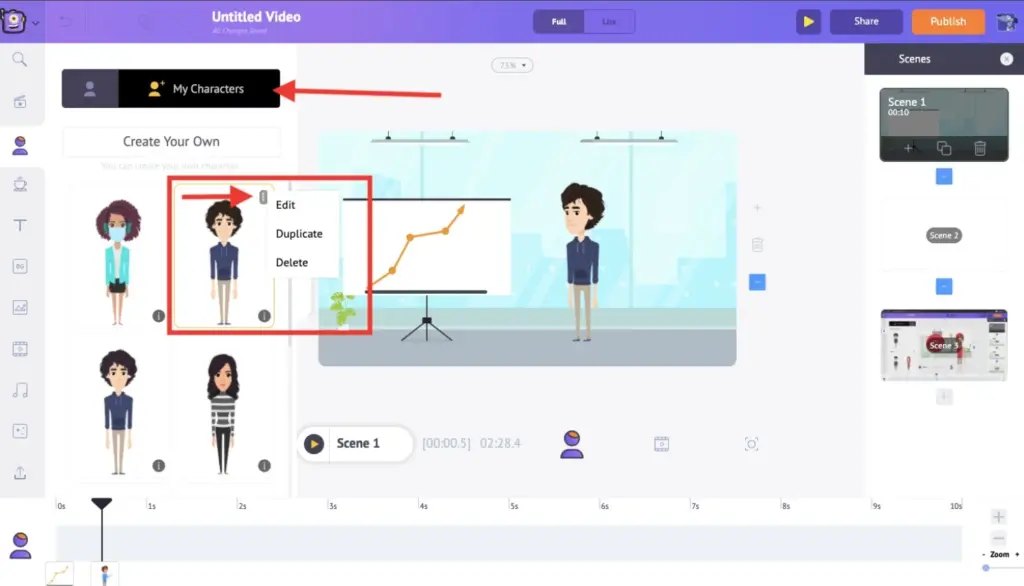 Fliki.AI alternative Animaker animation video maker