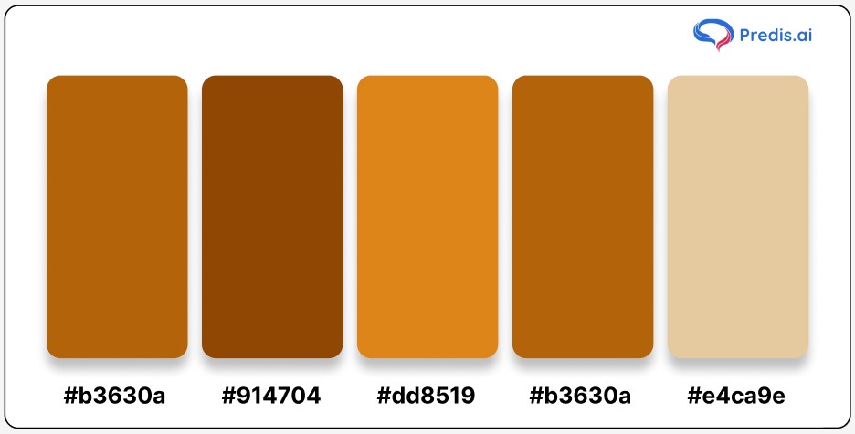 Orange-Brown Color Palette