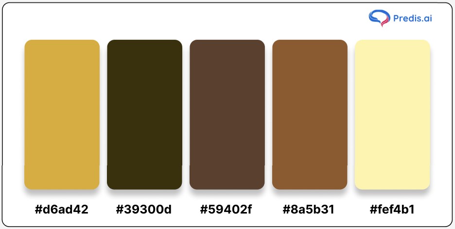 Yellow-Brown Color Palette