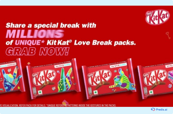 Kitkat millions of unique kitkat love break ad