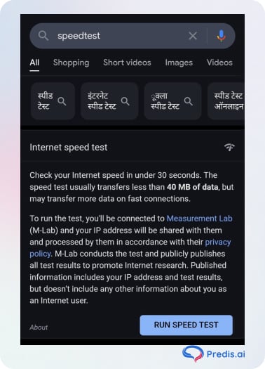 speedtest to test internet speed 