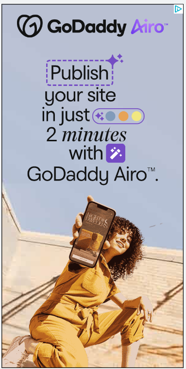 GoDaddy Image Ad