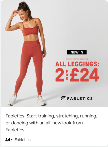 Fabletics ad